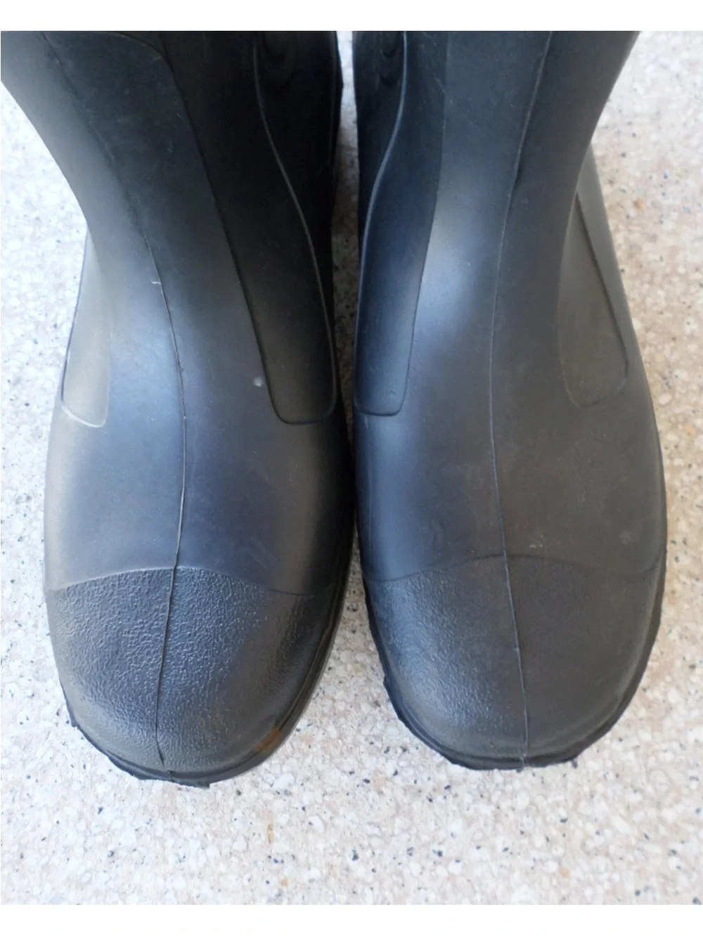 LaCrosse Black Heavy-Duty Waterproof Rubber Boots Hunting Fishing Farming Sz 4